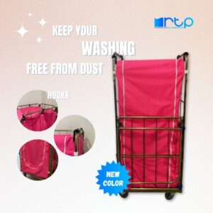 Schutzhülle für Wäschewagen - Pink